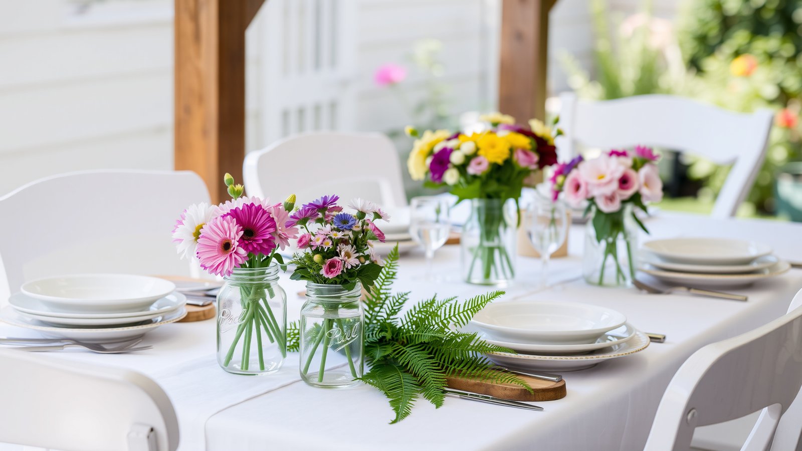 1. Garden-Inspired Tablescape