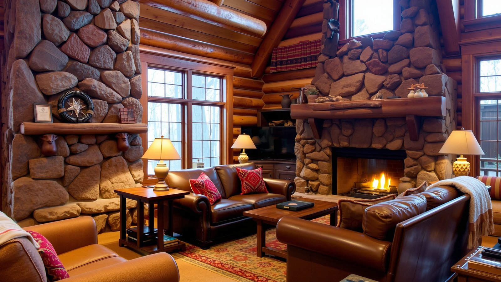 1. Rustic Mountain Retreat