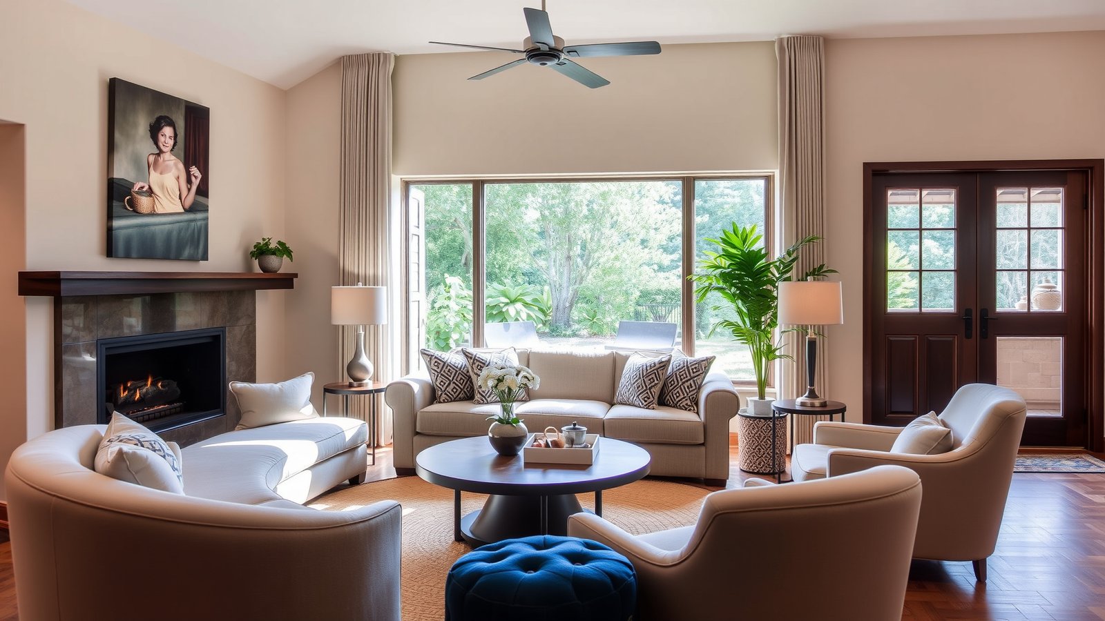 10. Curved Furniture