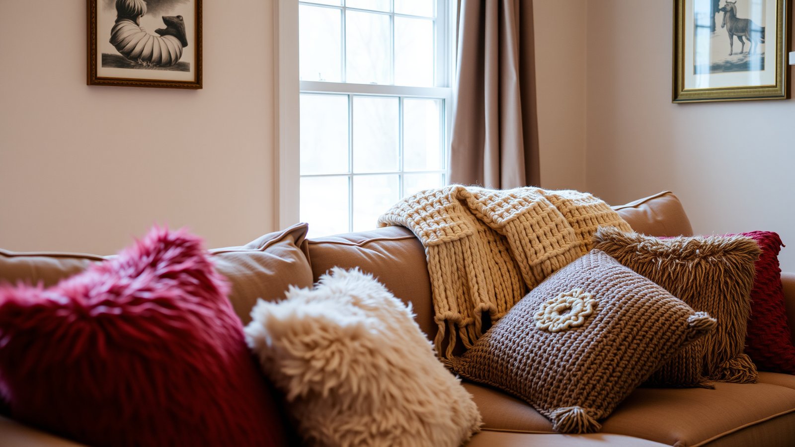 10. Incorporate Cozy Throws and Pillows