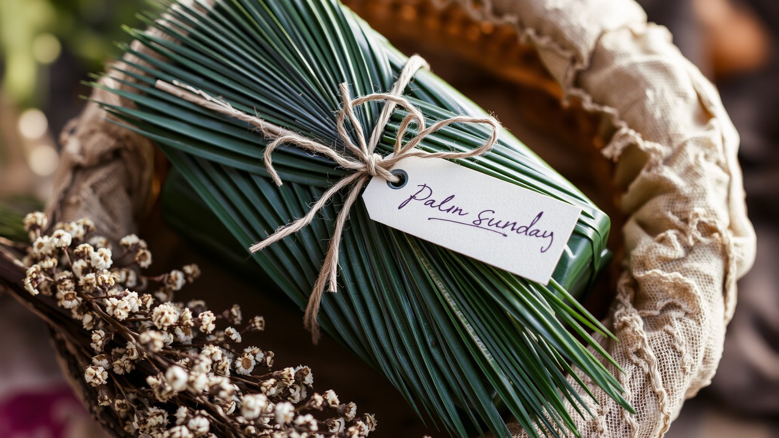 10. Palm Leaf Gift Wrap