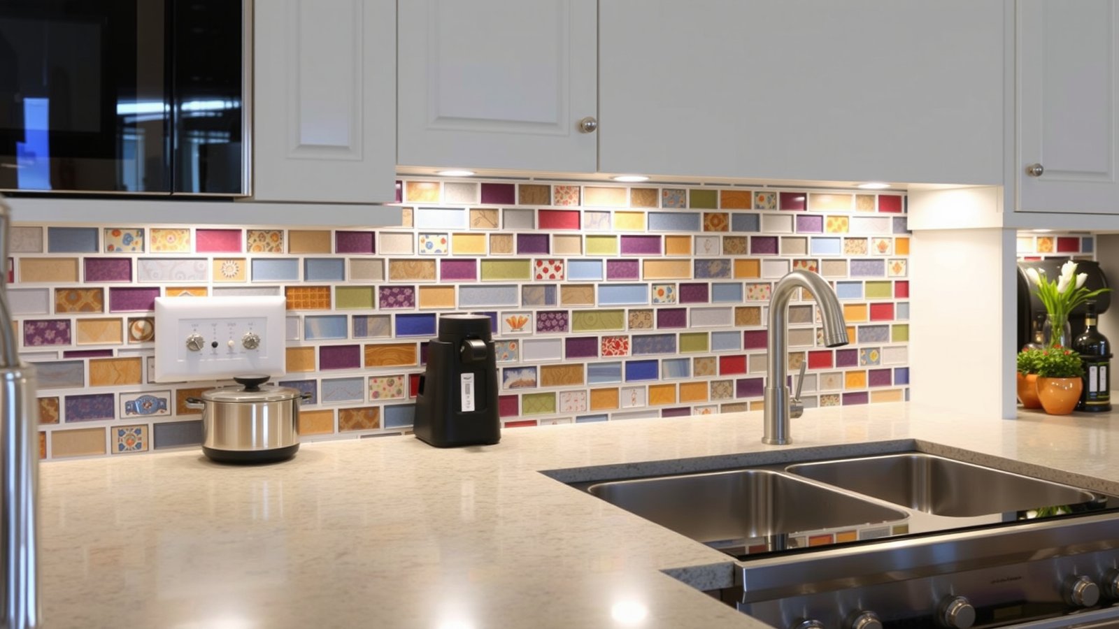 10. Statement Backsplashes