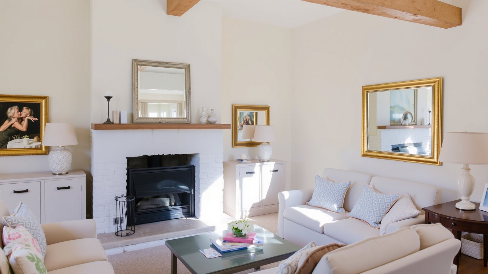 12. Bright and Airy Whitewashed Stone