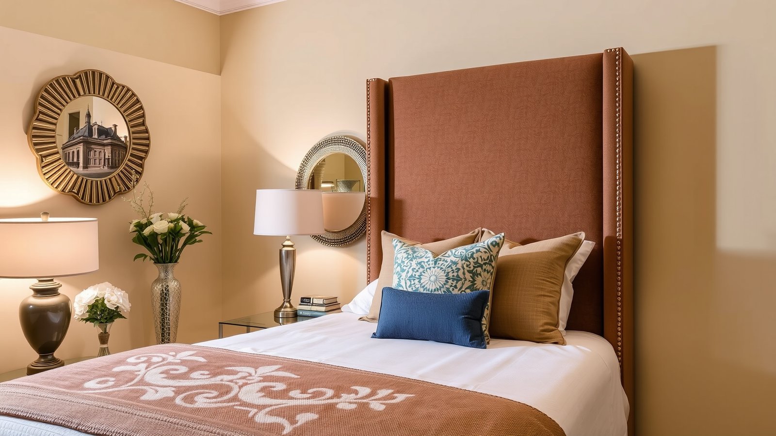 12. Include a Statement Headboard