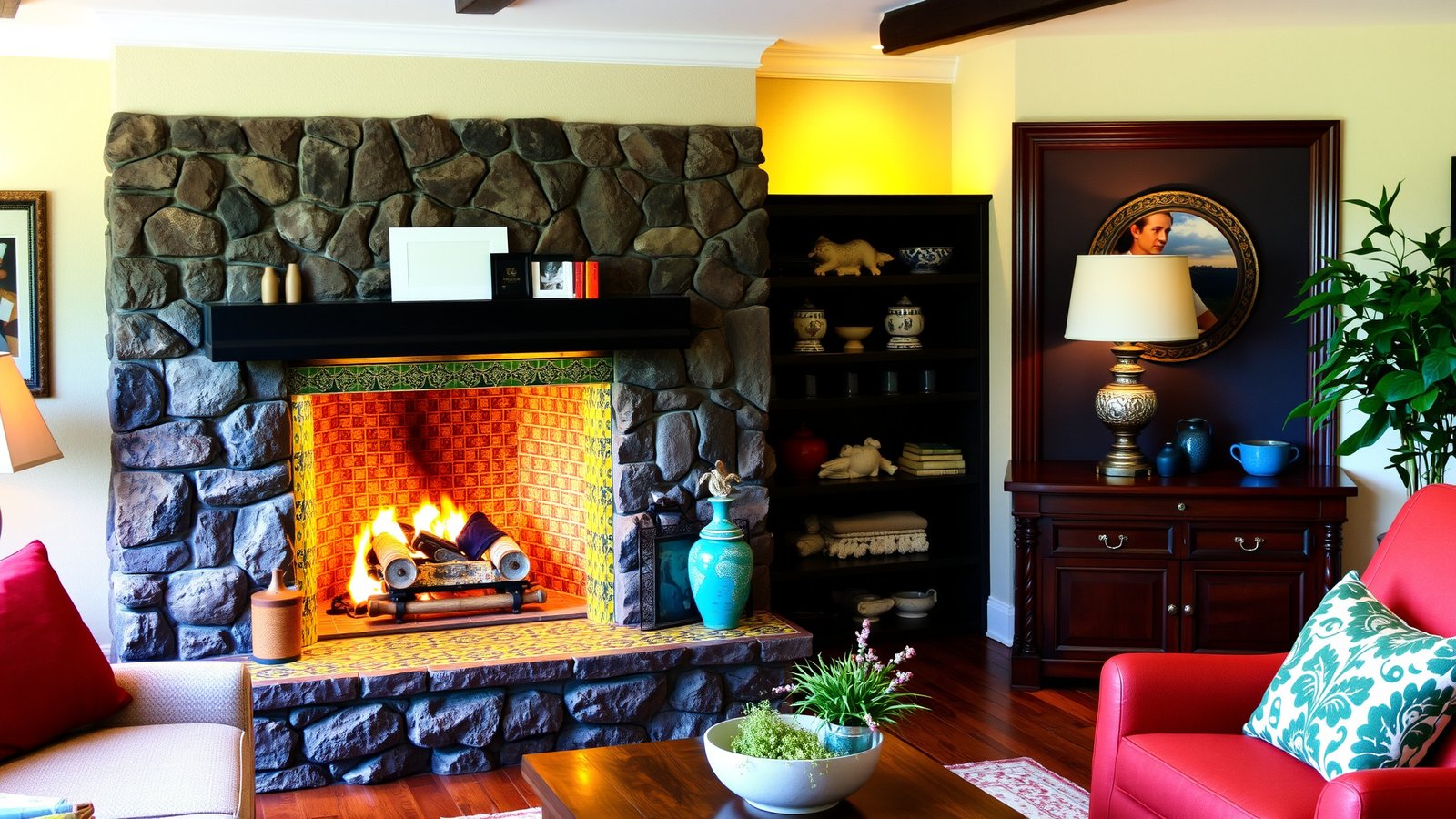 13. Statement Tile Surround