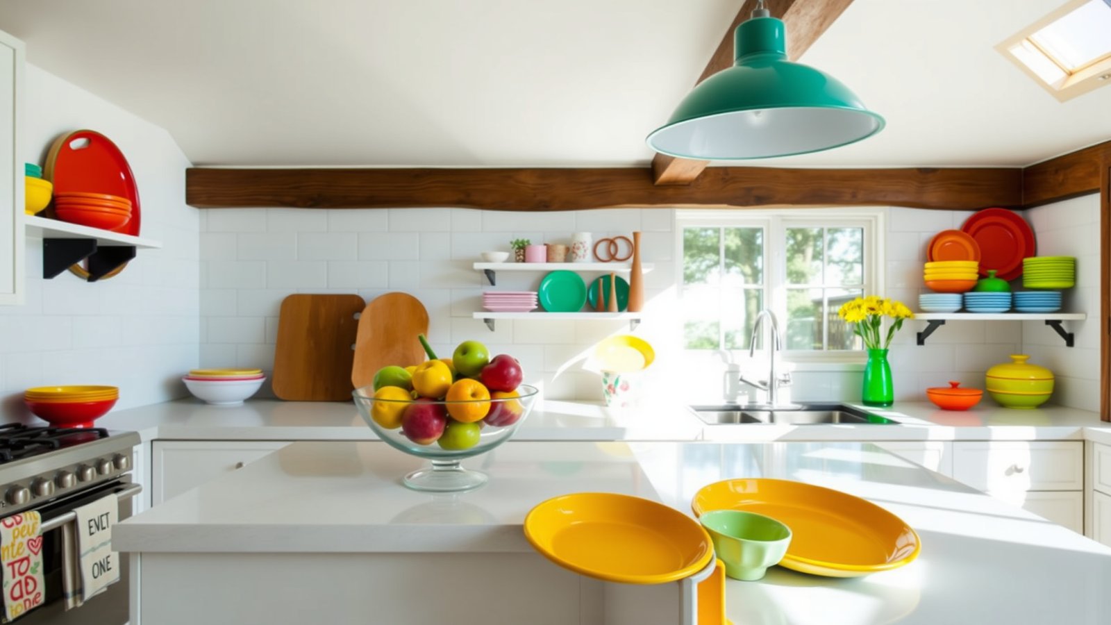 14. Colorful Kitchen Accents