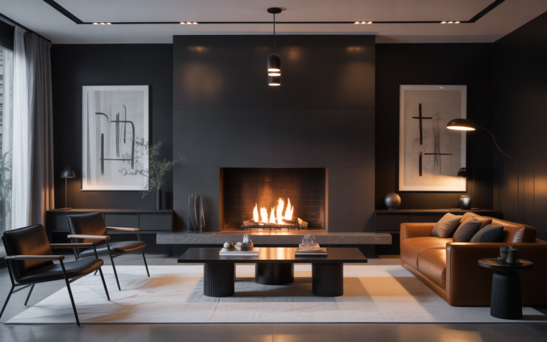 15 Bold Black Fireplace Ideas for Modern Homes