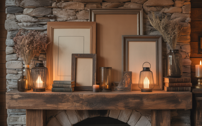15 Rustic Mantel Decorating Ideas You’ll Love