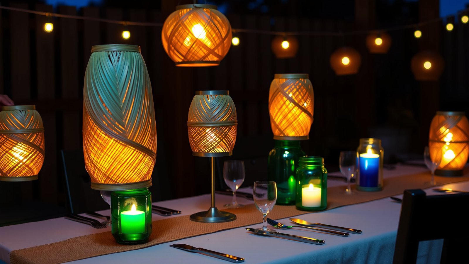 15. Palm Leaf Lanterns