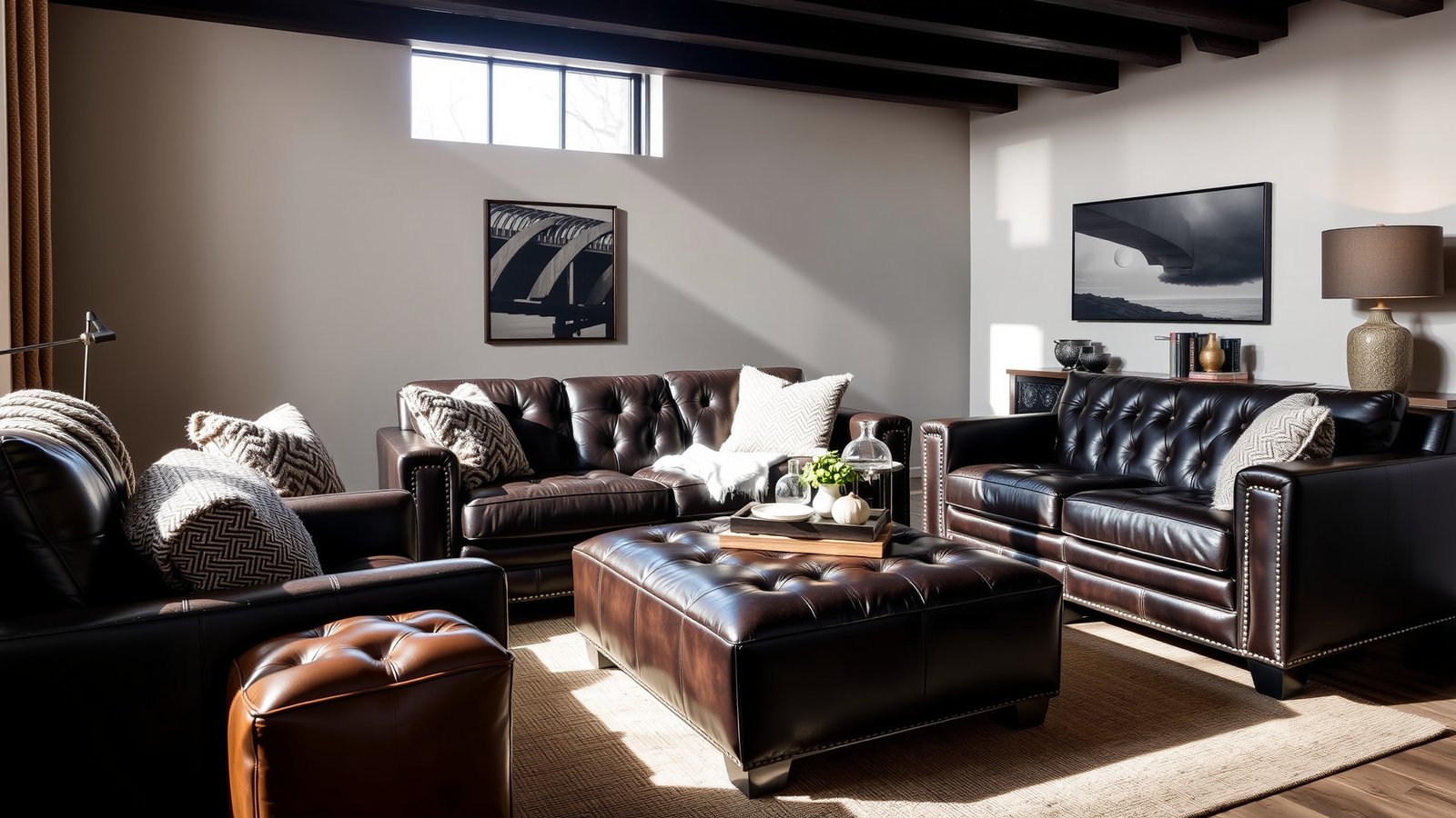 2. Leather Furniture