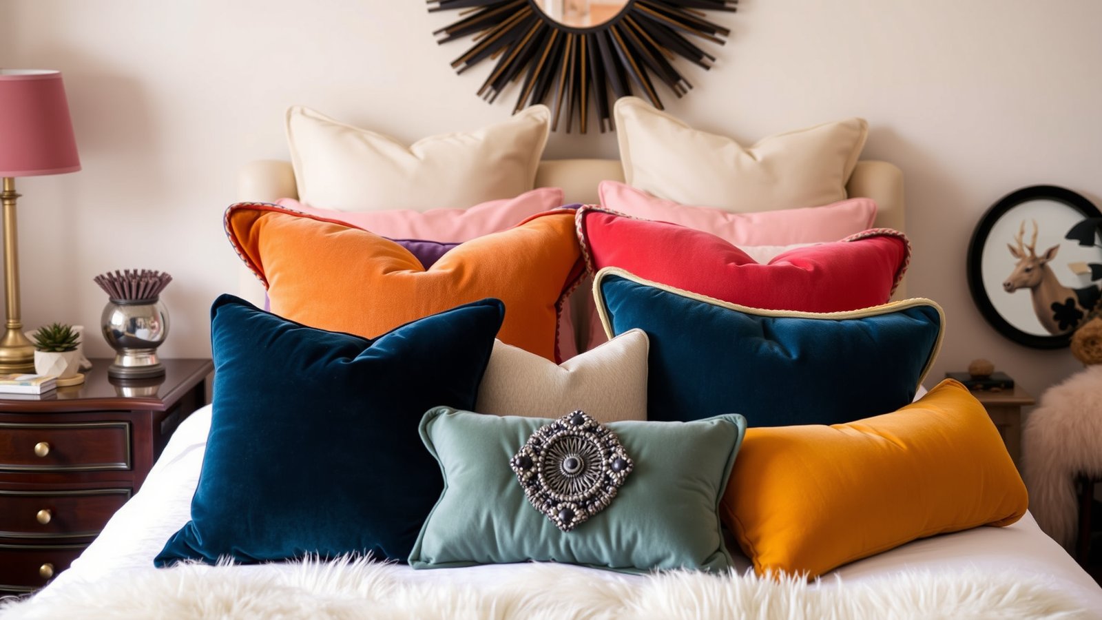 4. Statement Pillows