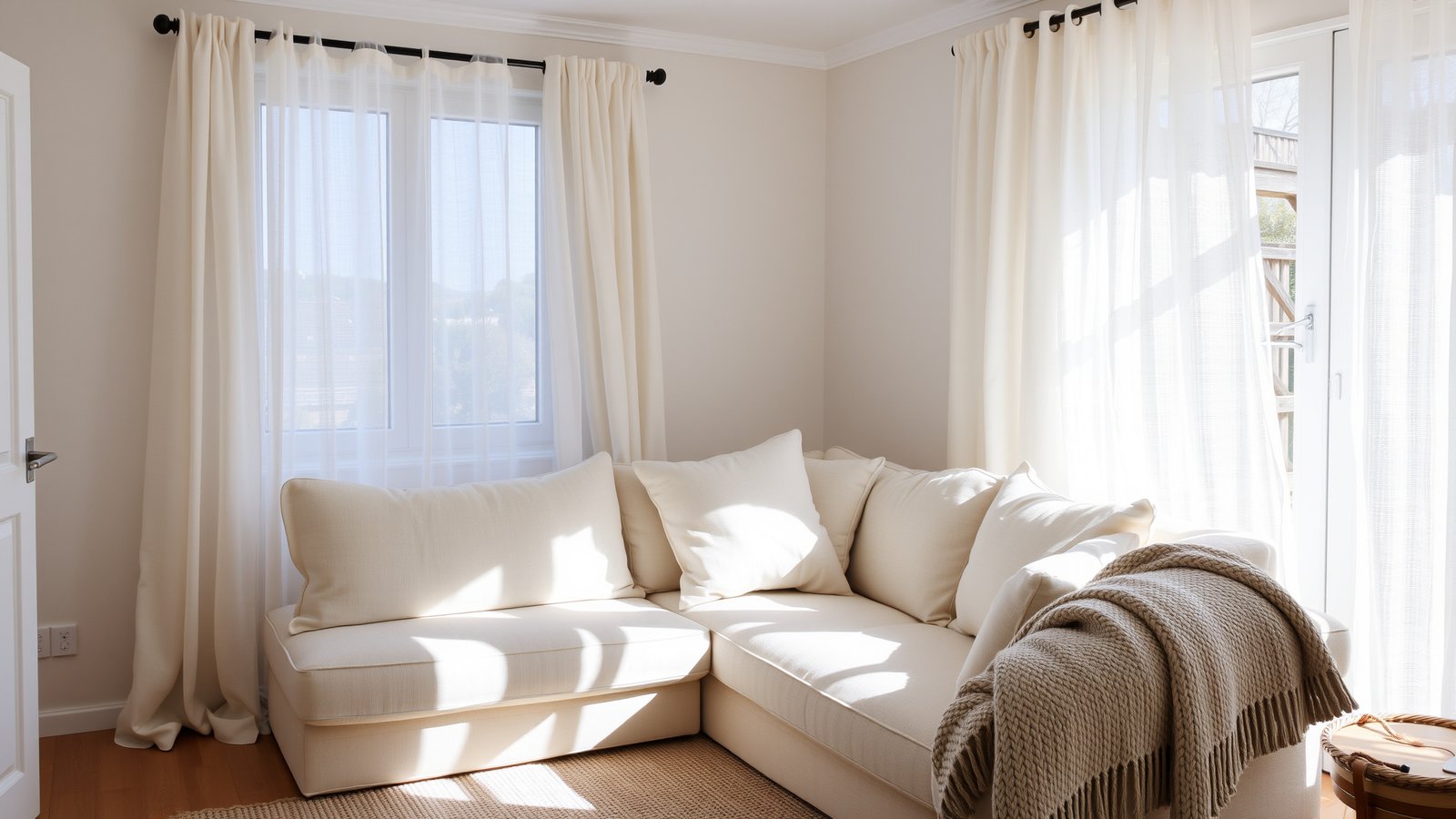 4. Use Light Fabrics and Textiles