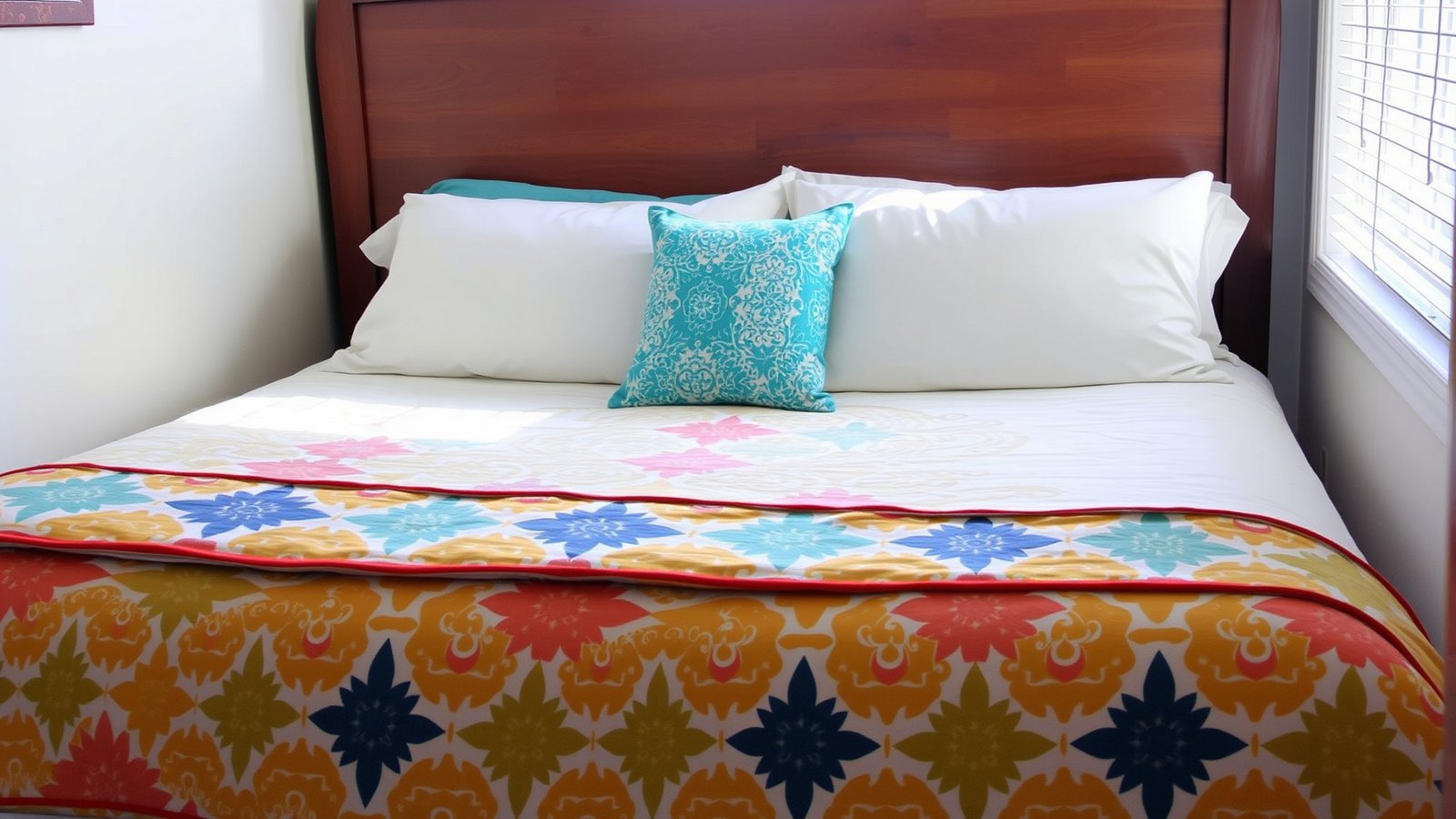 5. Colorful Bedding