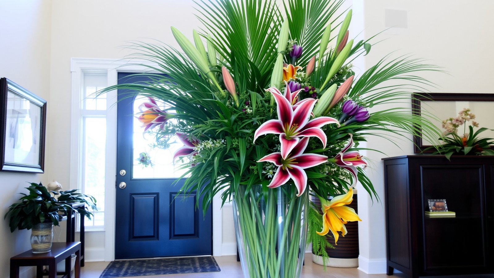 5. Decorative Palm Arrangements