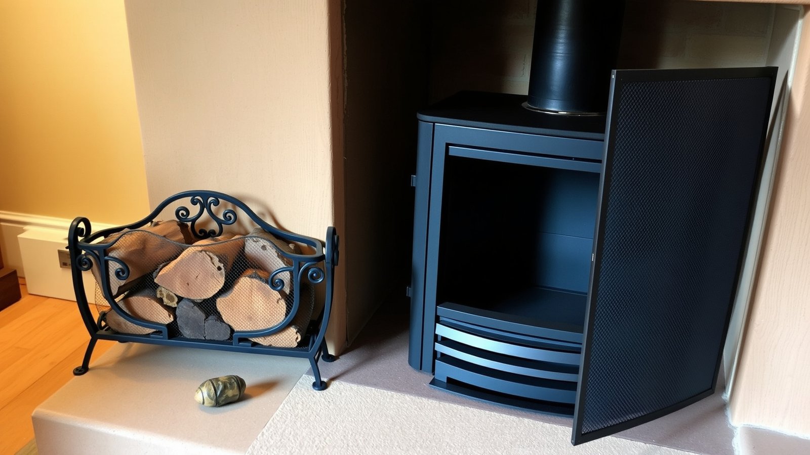 6. Black Firebox Insert