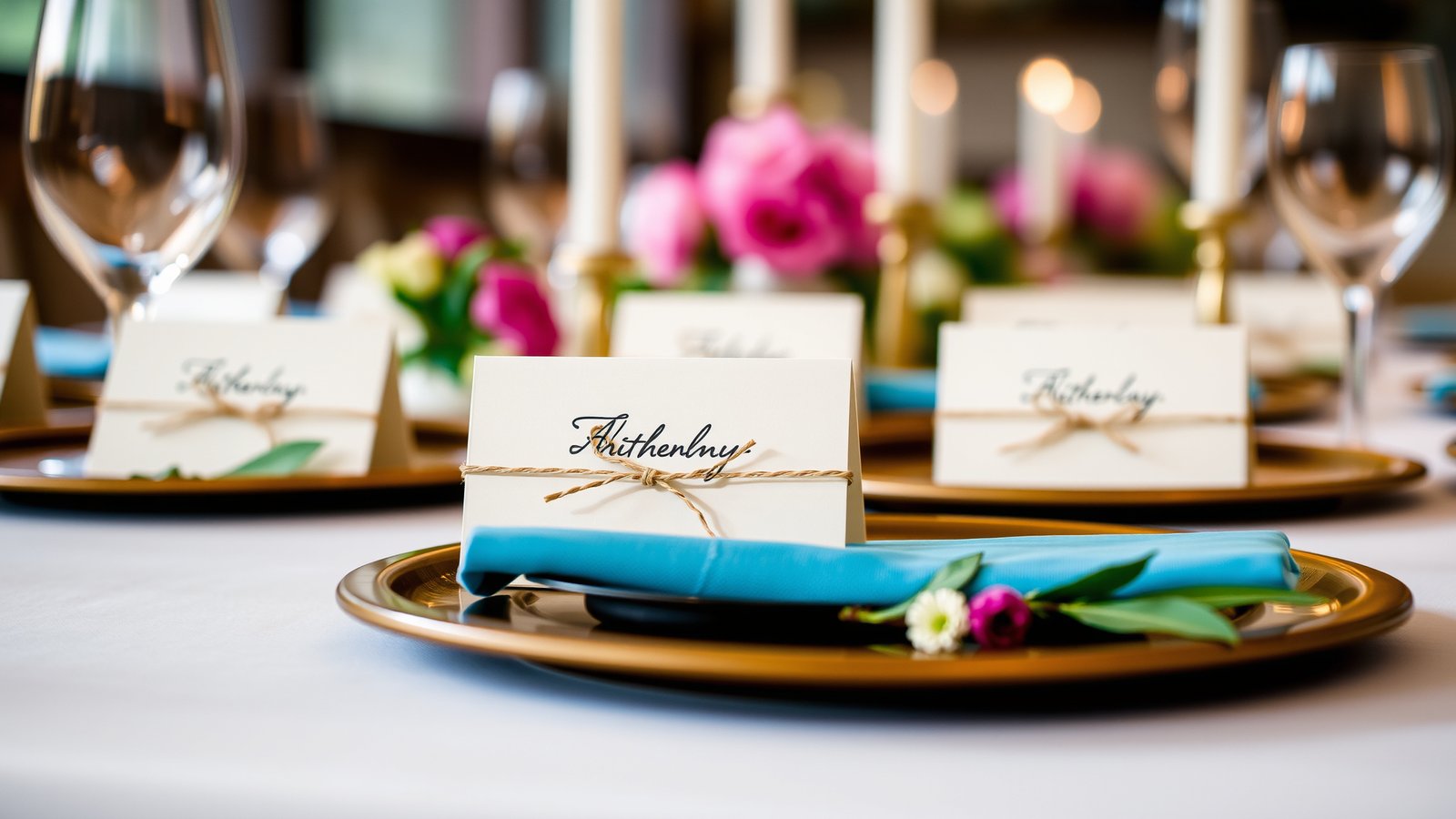 9. DIY Place Cards